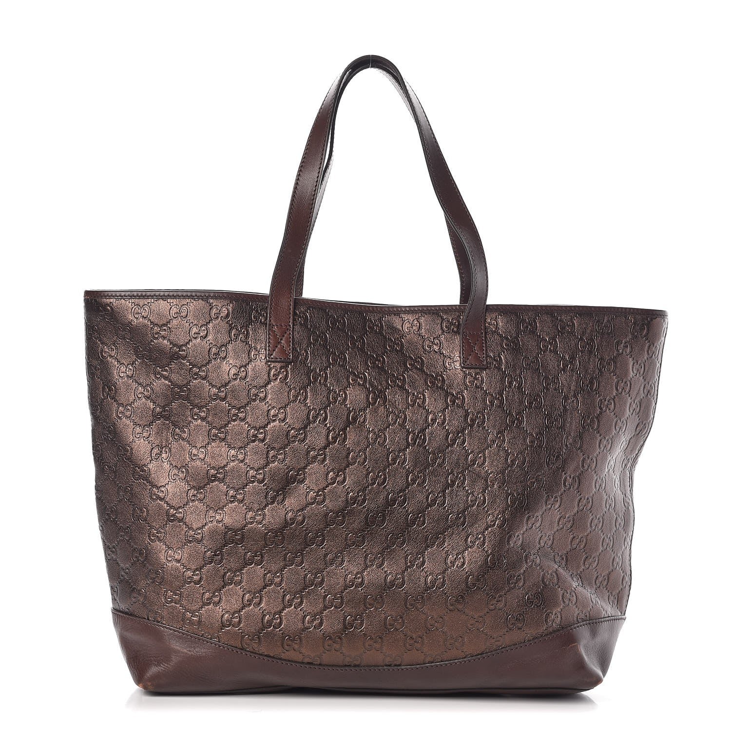 Gucci Guccissima Large Tote Bronze 1 of 18