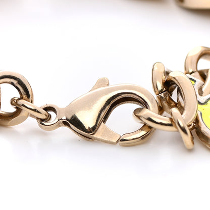 Chanel Iridescent CC Chain Link Bracelet Gold 4 of 5