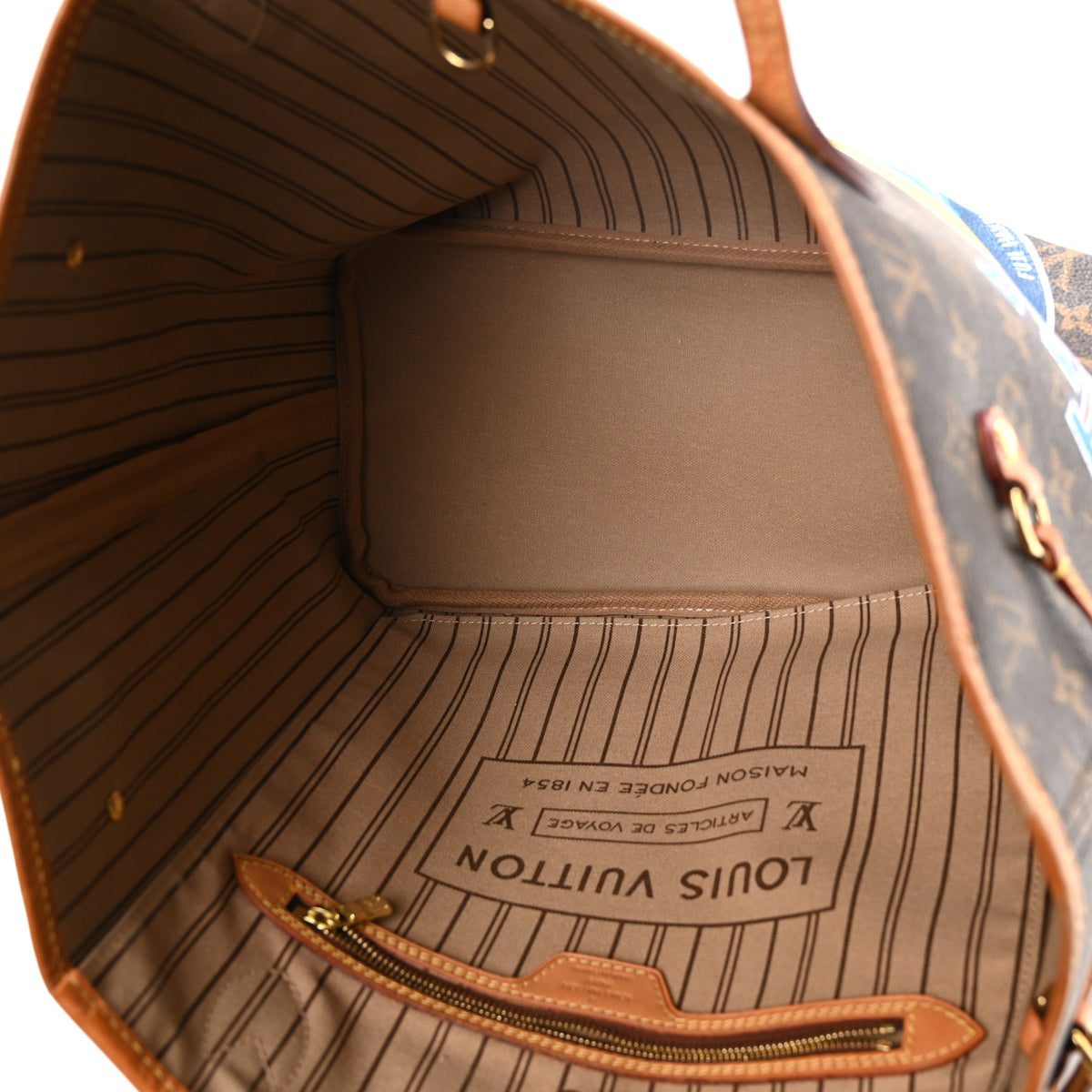 Louis Vuitton Monogram Stories Neverfull MM 6 of 10