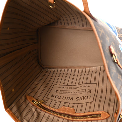 Louis Vuitton Monogram Stories Neverfull MM 6 of 10
