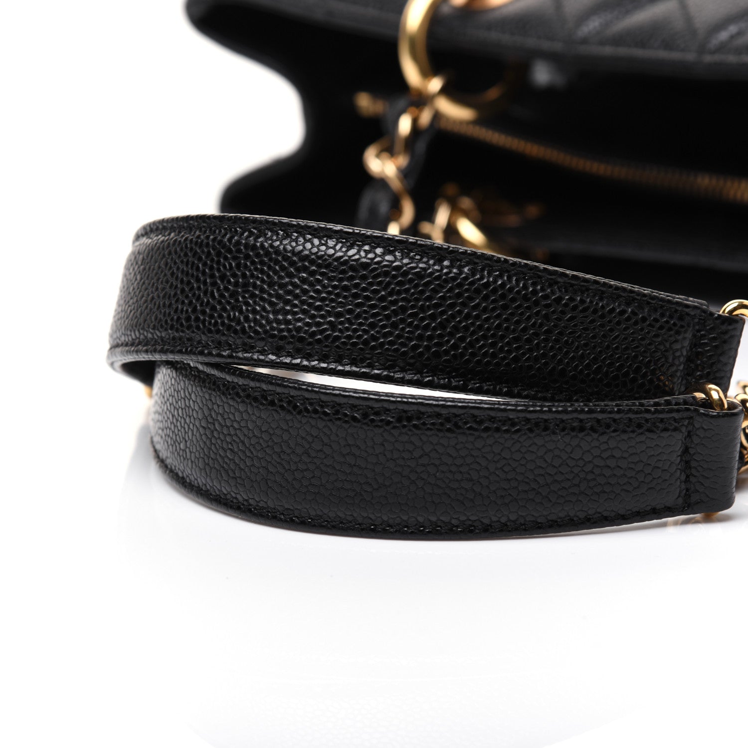 Chanel Caviar Quilted Grand Shopping Tote GST Black 22 of 28