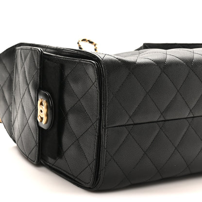 Chanel Caviar Quilted Small Chanel 25 Handbag Black 9 of 11