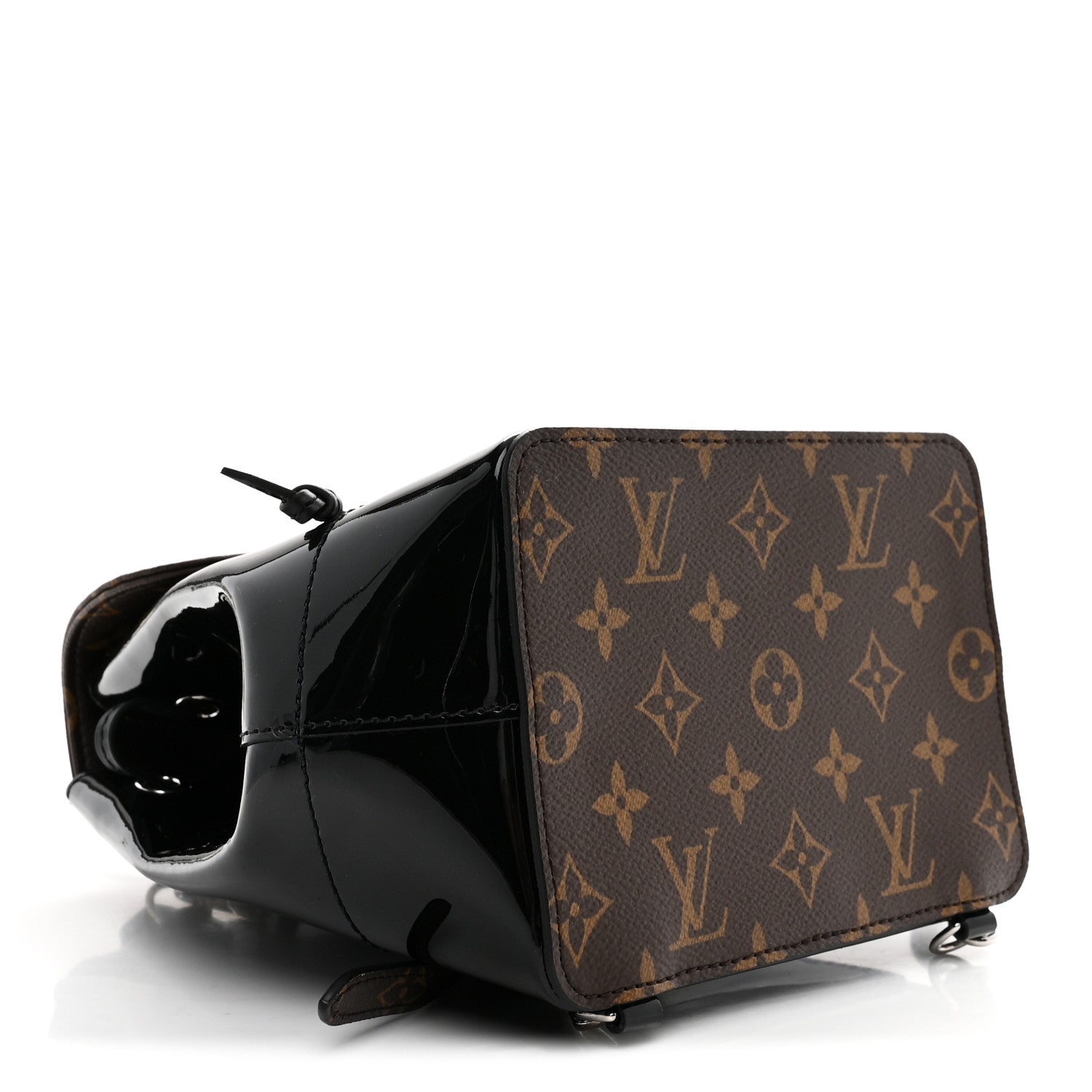 Louis Vuitton Patent Monogram Hot Springs Backpack Black 4 of 10
