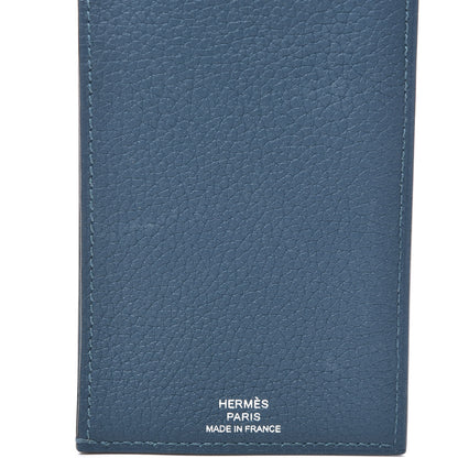 Hermes Togo Epsom Swift Mysore Rooroo 3CC Card Holder Vert Bosphore Amande Kraft Deep Bleu 7 of 8