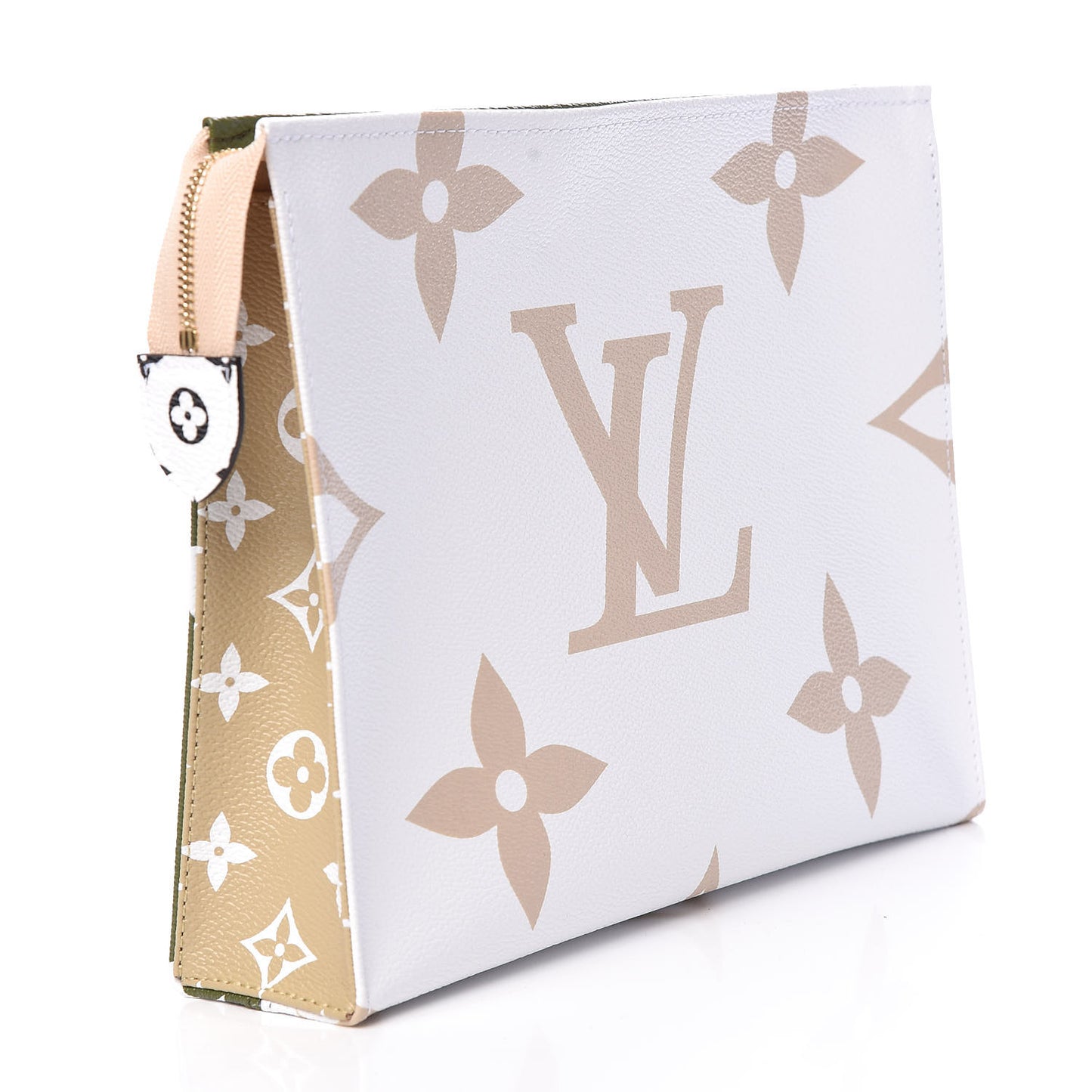 Monogram Giant Toiletry Pouch 26 Kaki