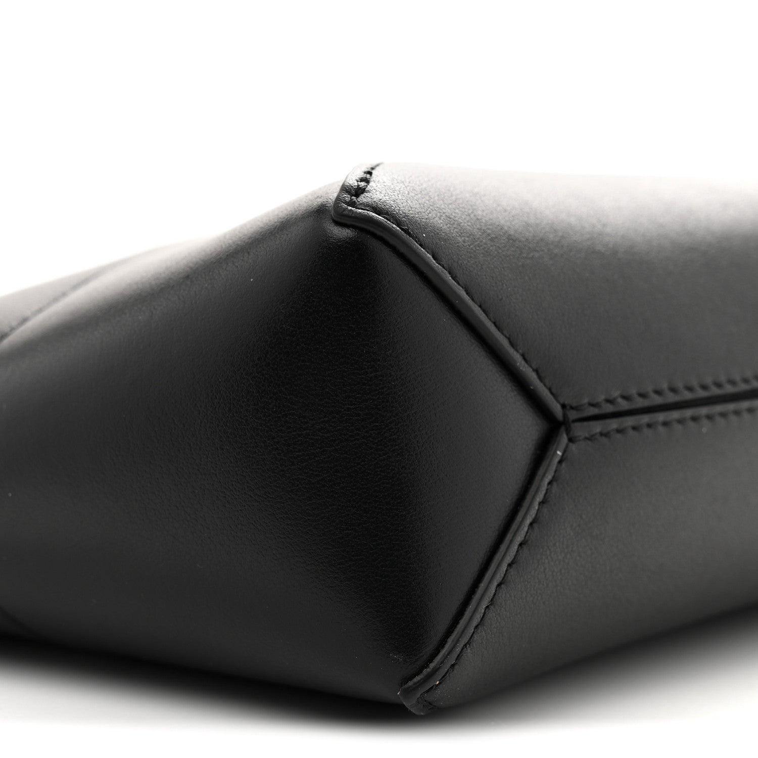 Loewe Shiny Calfskin Puzzle Fold Pouch Black 9 of 10