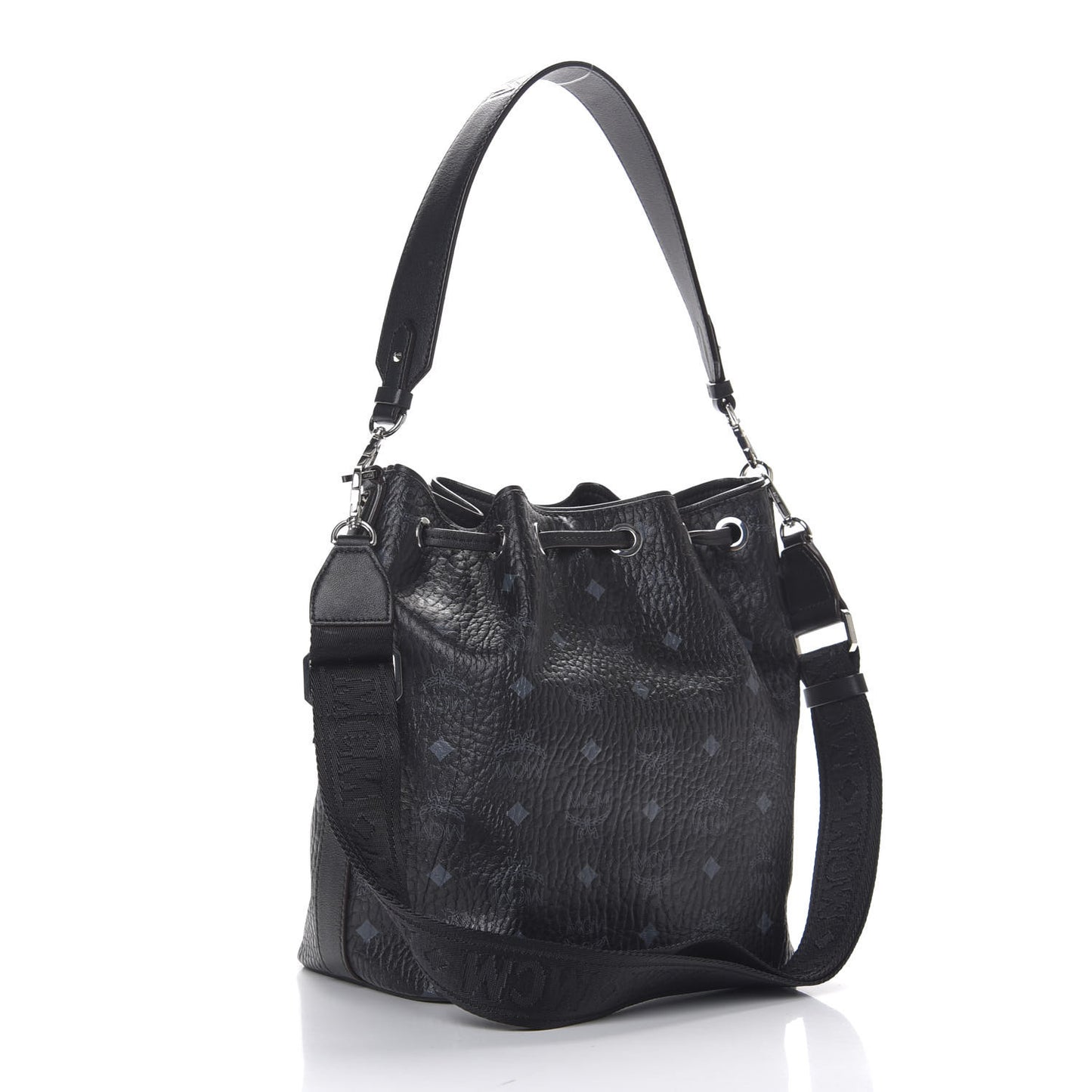 Visetos Small Essential Drawstring Bucket Bag Black