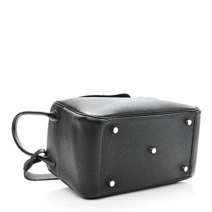 Hermes Taurillon Clemence Lindy 26 Black 4 of 11