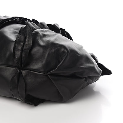 Prada Nappa Ruffle Bag Black 8 of 10