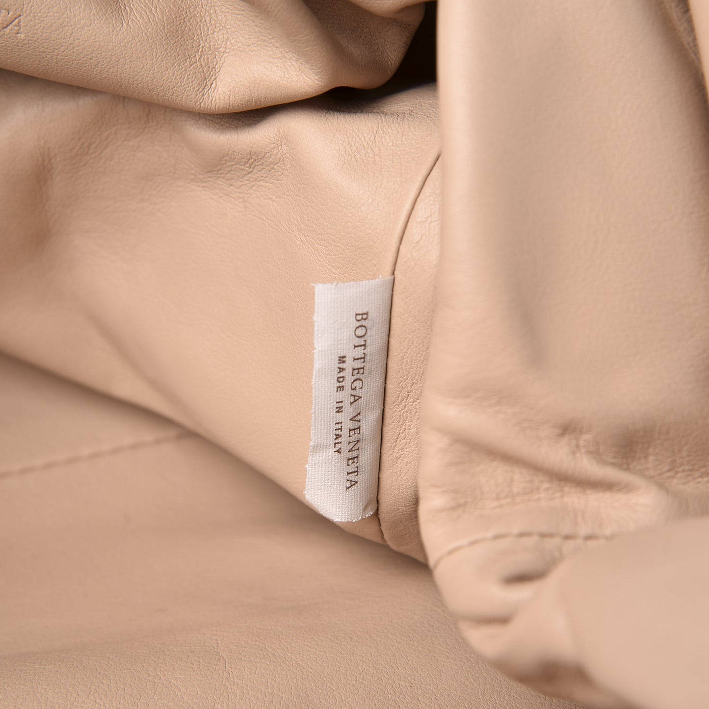 Smooth Butter Calf The Pouch Oversized Clutch Nude