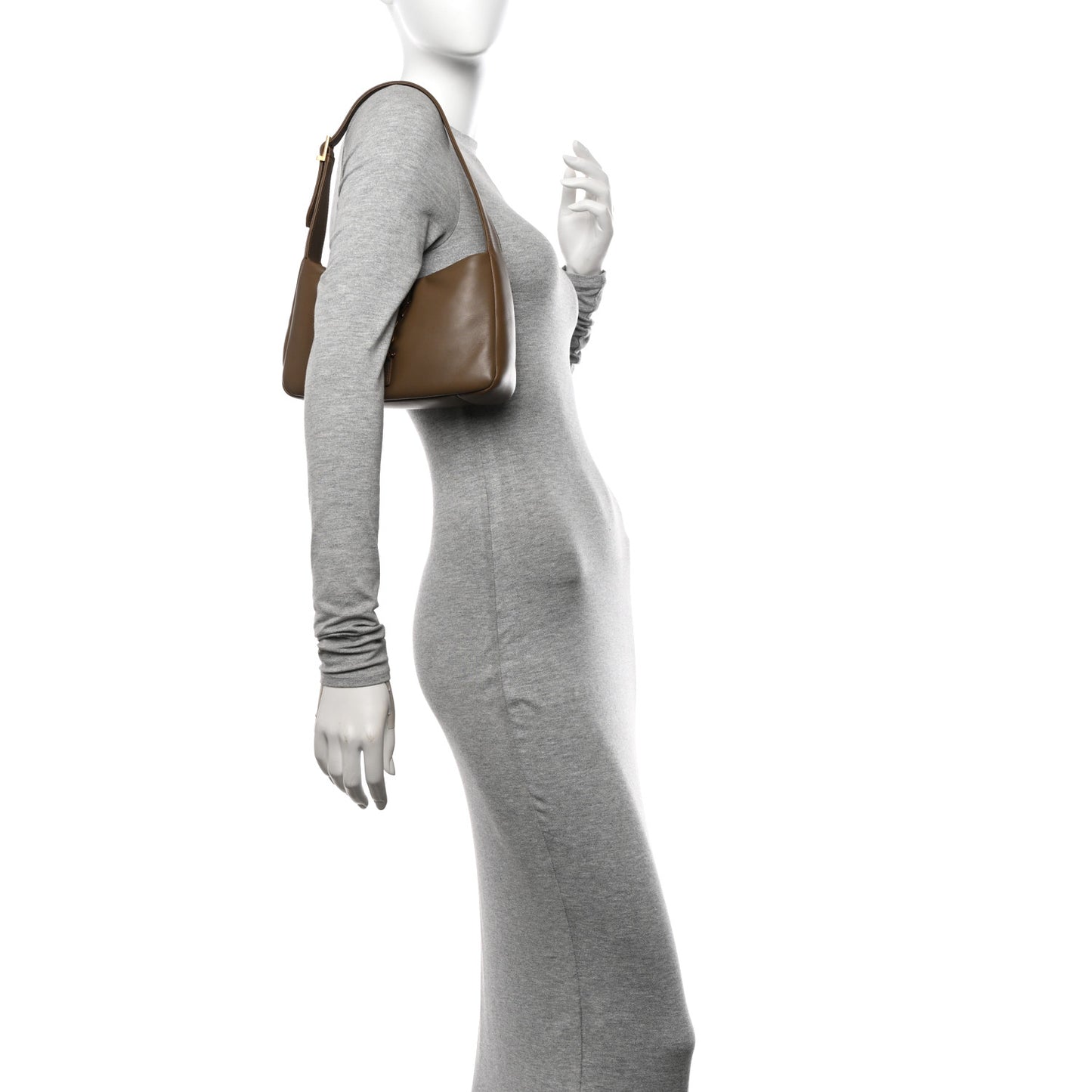 Padded Lambskin Le 5 A 7 Hobo Dark Peanut