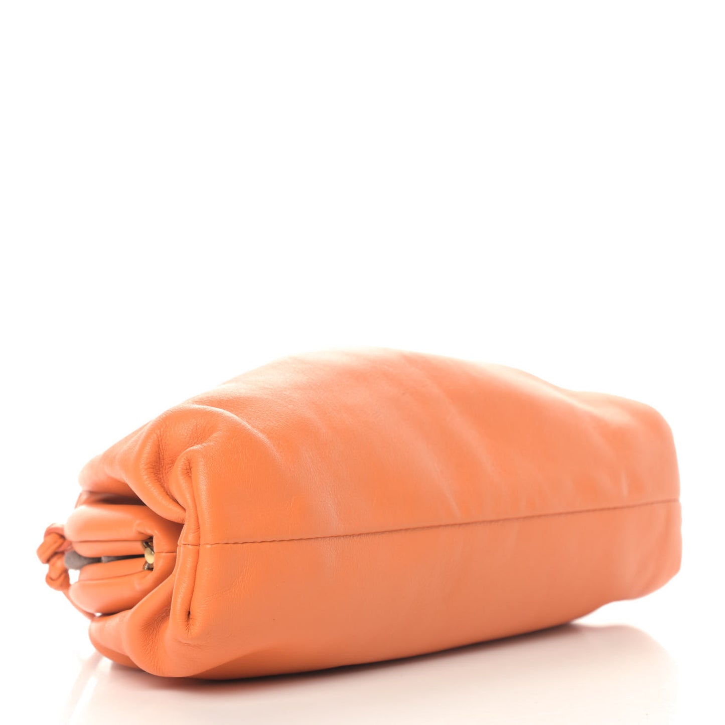 Butter Calfskin The Mini Pouch Light Orange