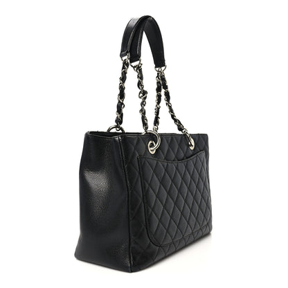 Chanel Caviar Quilted Grand Shopping Tote GST Black 2 of 9