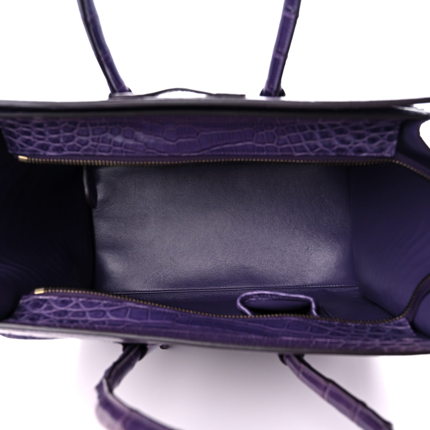 Crocodile Mini Luggage Purple