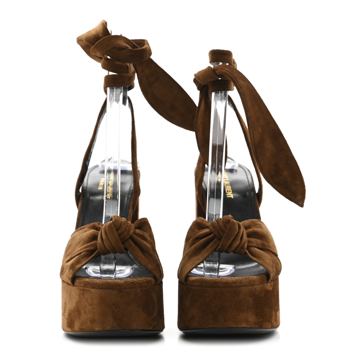 Suede Bianca 85 Platform Sandals 38 Land