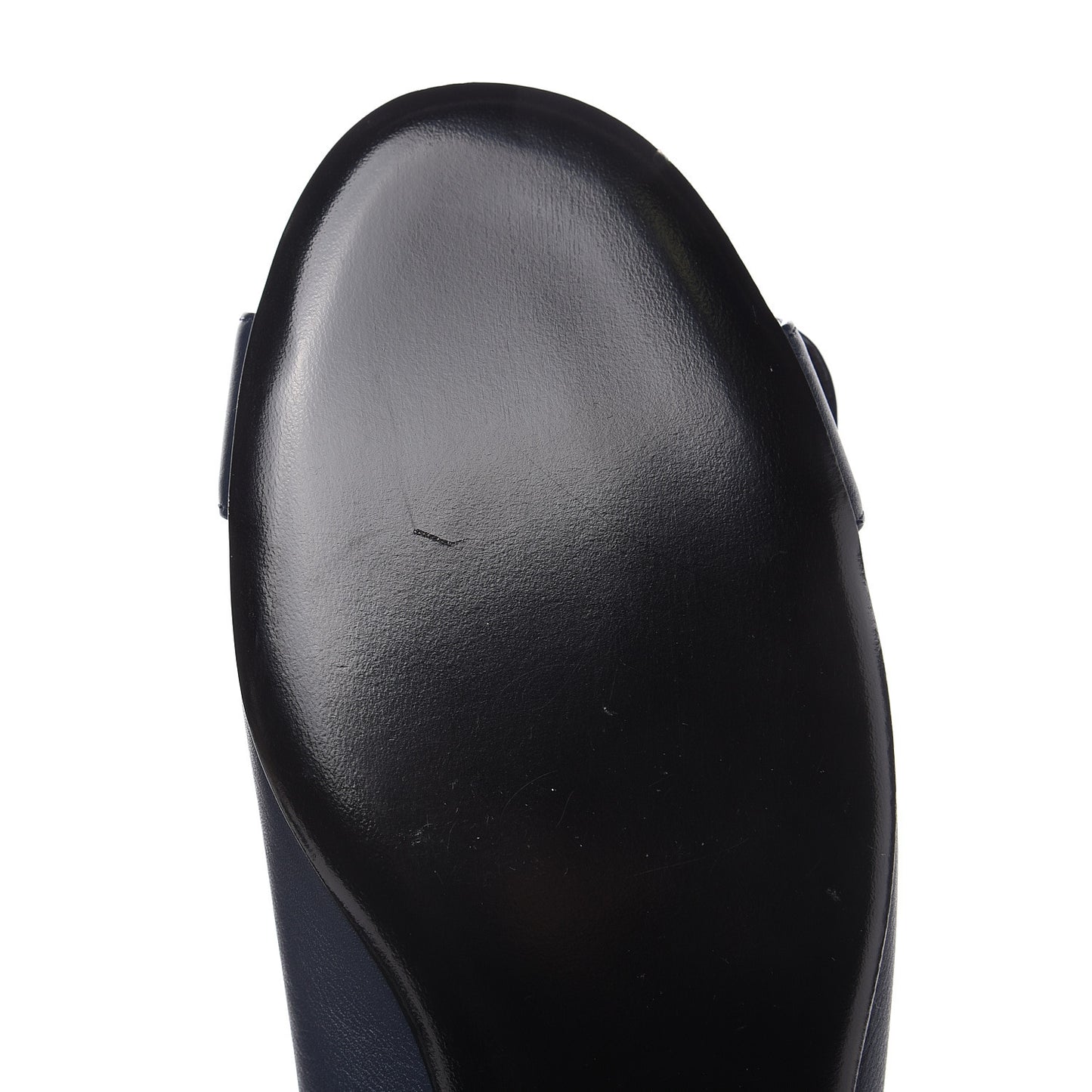 Calfskin Sachalin Flats 38.5 Blue