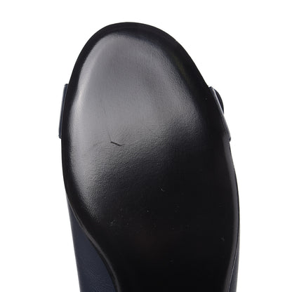 Gucci Calfskin Sachalin Flats 38.5 Blue 10 of 10