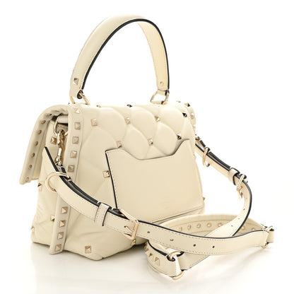 Valentino Garavani Nappa Medium Candystud Top Handle Bag Light Ivory 3 of 9