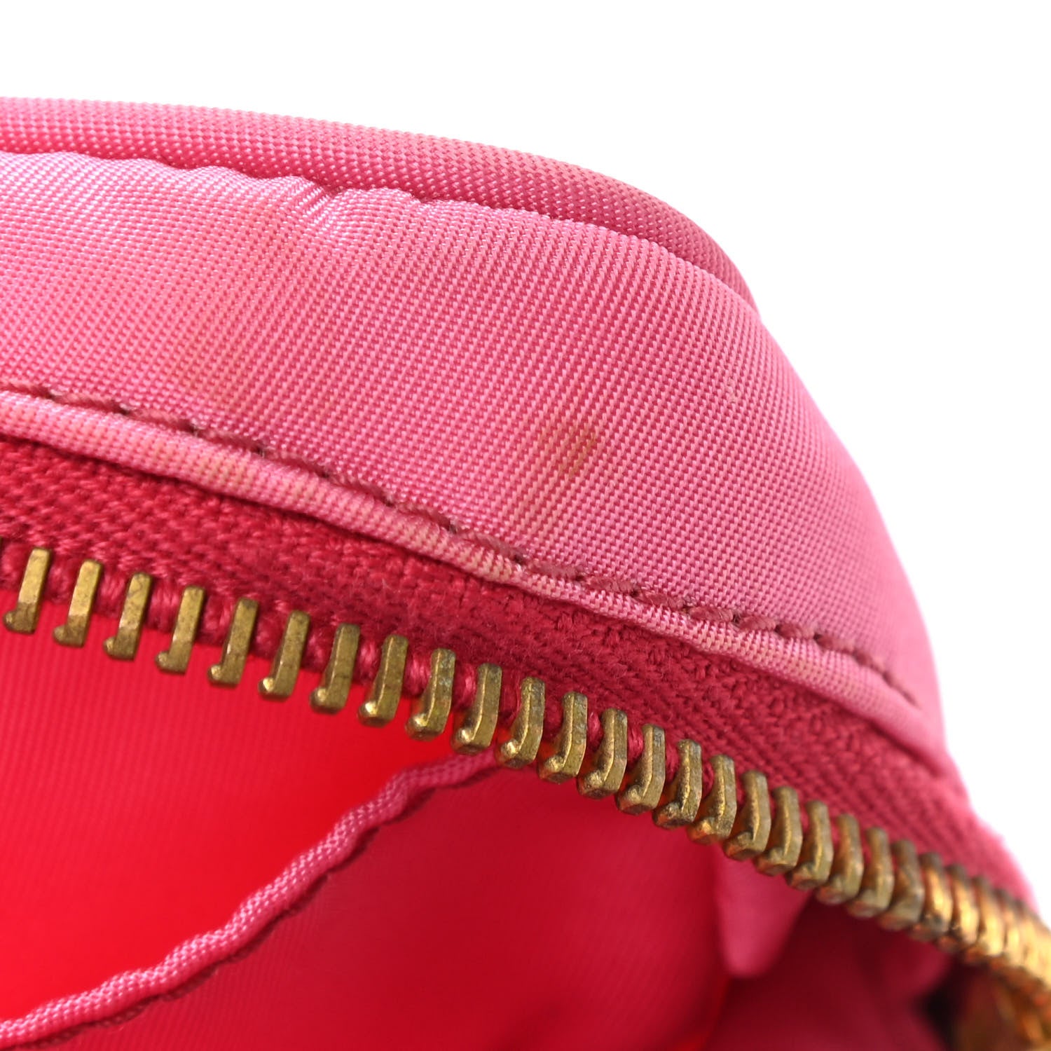 Prada Tessuto Nylon Bow Camera Bag Begonia 14 of 14