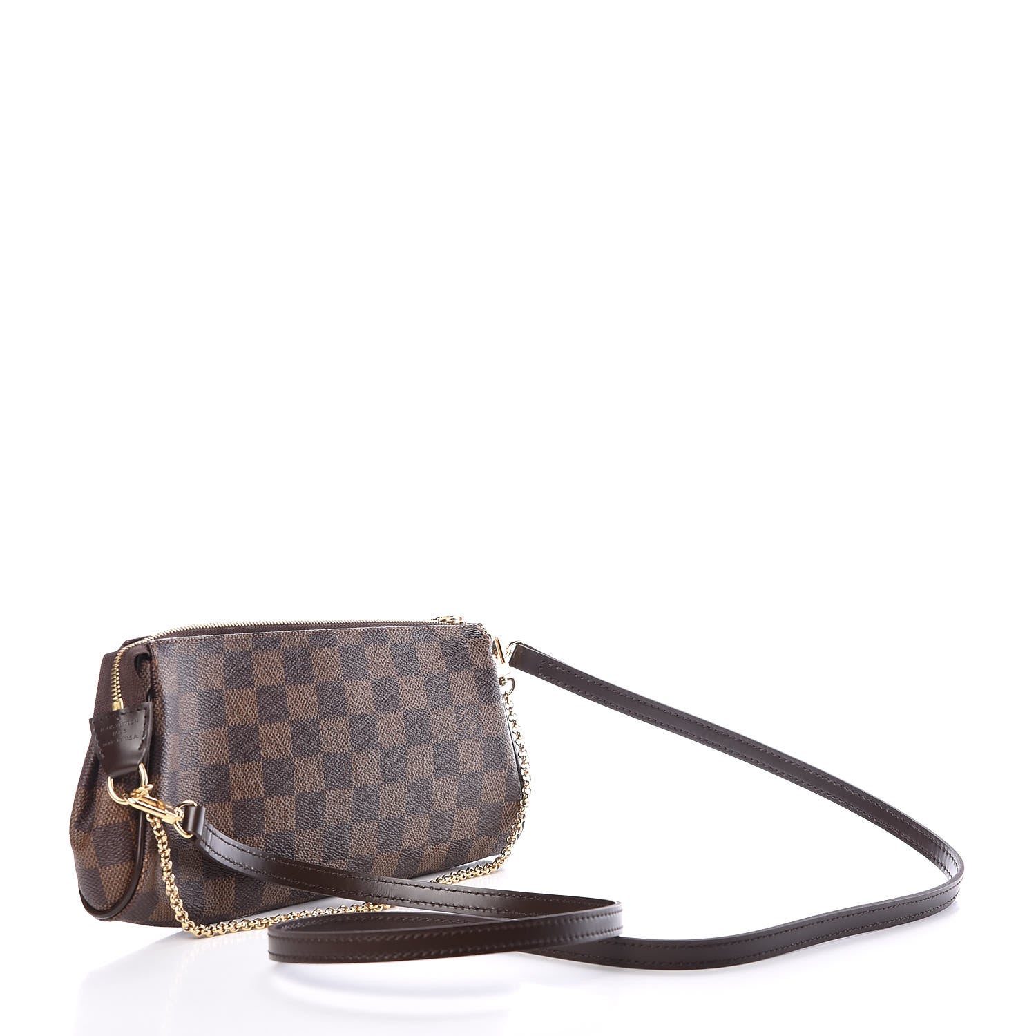 Louis Vuitton Damier Ebene Eva Clutch 3 of 9