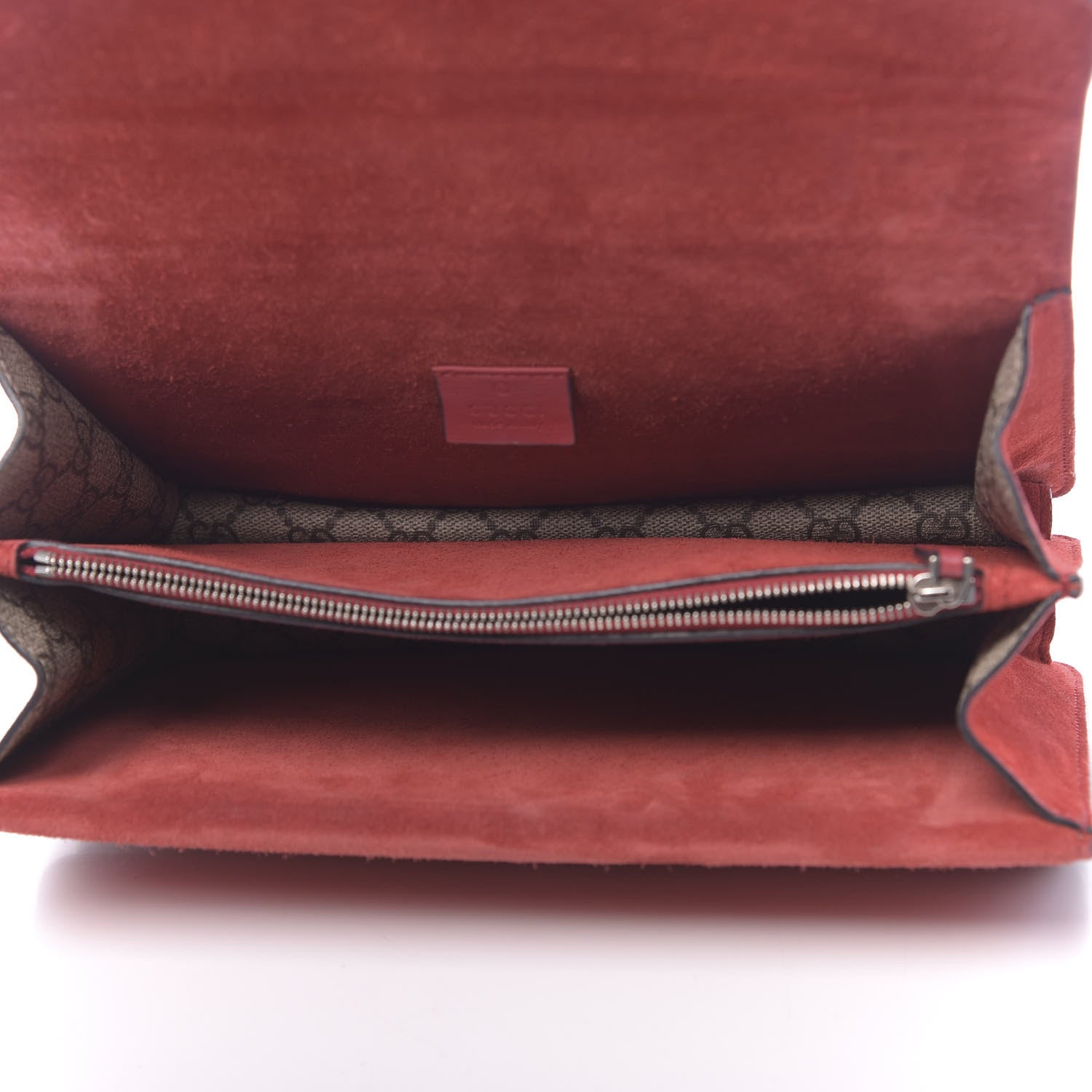Gucci GG Supreme Monogram Small Dionysus Shoulder Bag Red 5 of 13