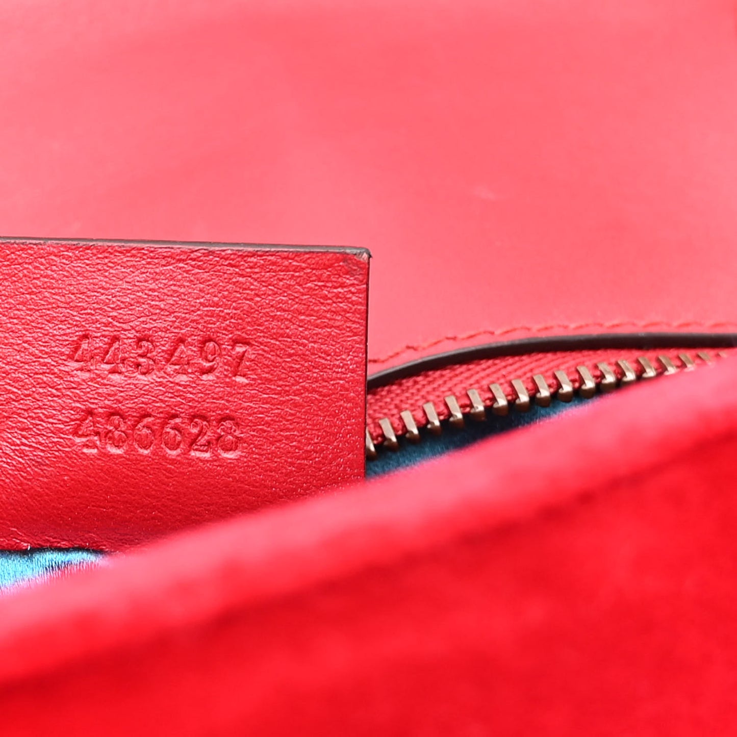 Velvet Matelasse Small GG Marmont Shoulder Bag Hibiscus Red