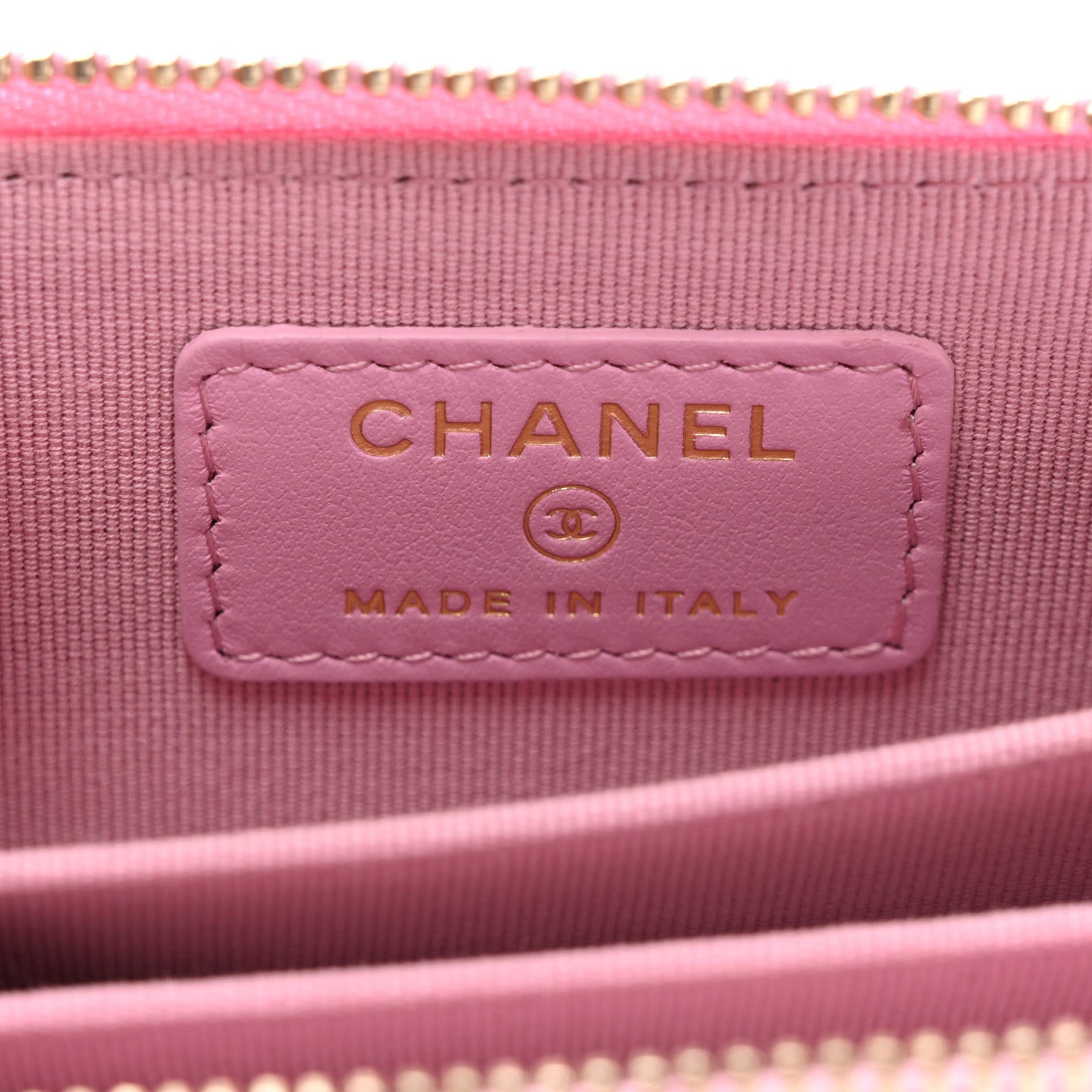 Chanel Caviar Quilted Zip Coin Purse Light Pink 6 of 7