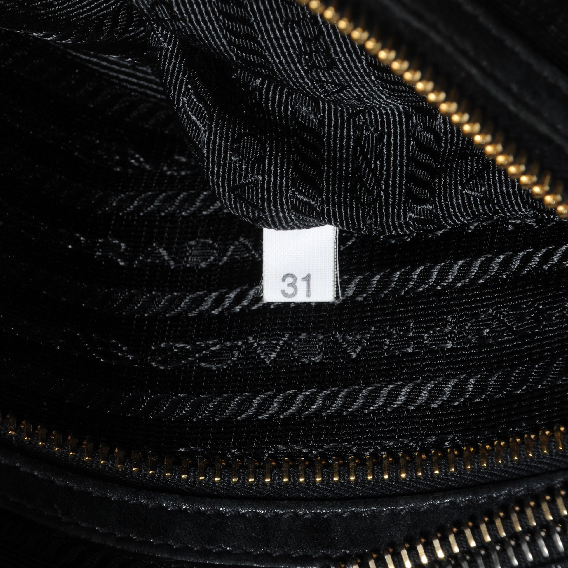 Prada Soft Calf Bowler Bag Black 9 of 10