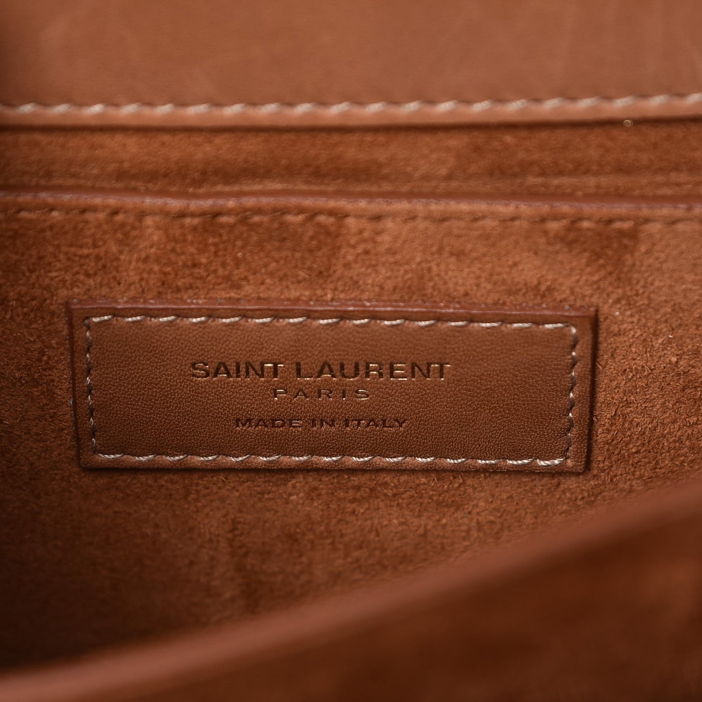 Calfskin Medium Monogram Sunset Tan