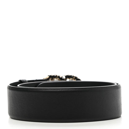 Chanel Calfskin CC Chain Belt 75 30 Black 2 of 8
