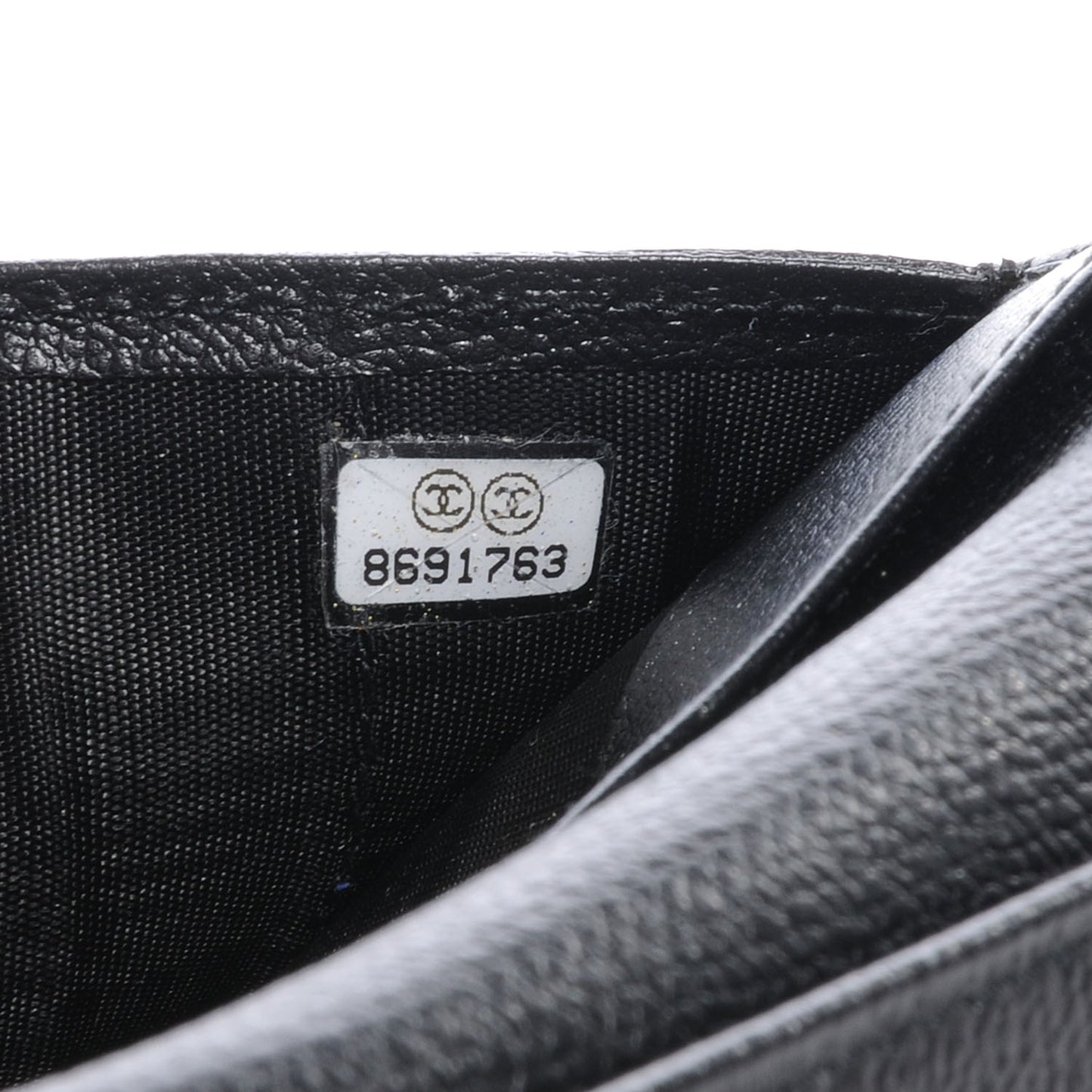 Caviar CC Wallet Clutch Black