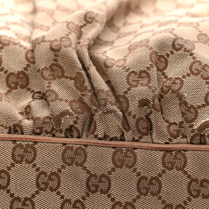 Gucci Monogram Hobo Beige 21 of 22