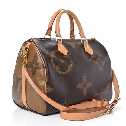 Louis Vuitton Reverse Monogram Giant Speedy Bandouliere 30 3 of 10