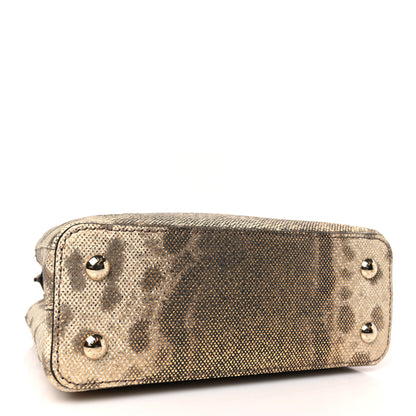 Louis Vuitton Metallic Lizard Capucines Mini Gold 4 of 8
