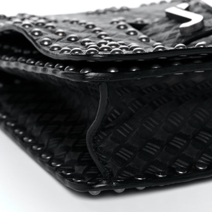 Christian Dior Calfskin Studded Dio(r)evolution Flap Bag Black 7 of 8