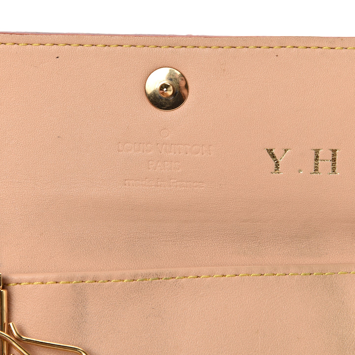 Monogram Multicolor Multicles 4 Key Holder White