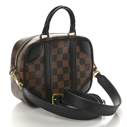 Louis Vuitton Damier Ebene Valisette Souple BB Black 3 of 10