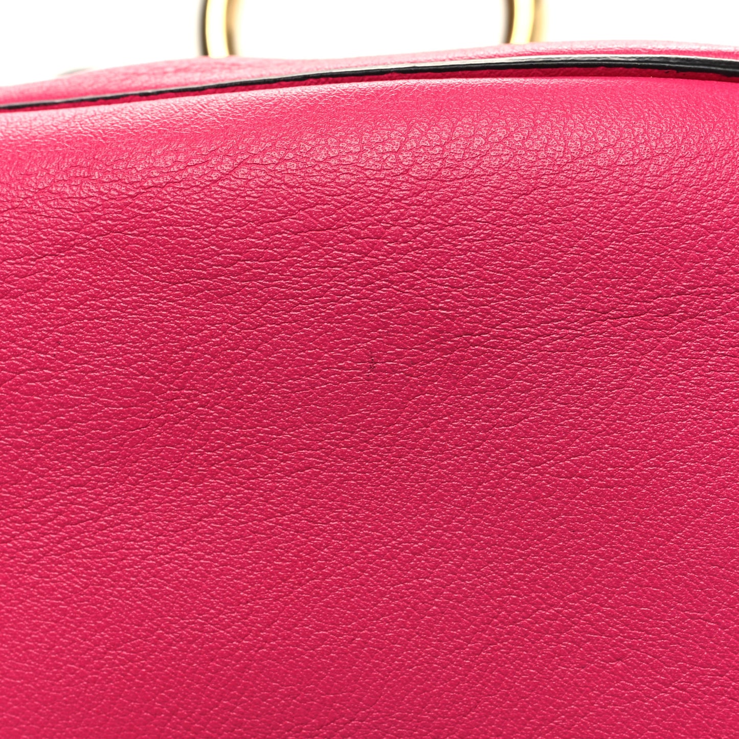 Suede Calfskin Mini Faye Backpack Fuchsia Rose