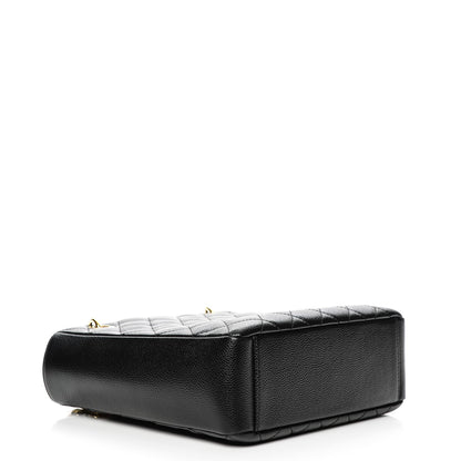 Chanel Caviar Quilted Petit Shopping Tote PST Black 4 of 7