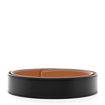 Hermes Swift Togo 38mm Belt Strap 95 38 Gold Black 2 of 6