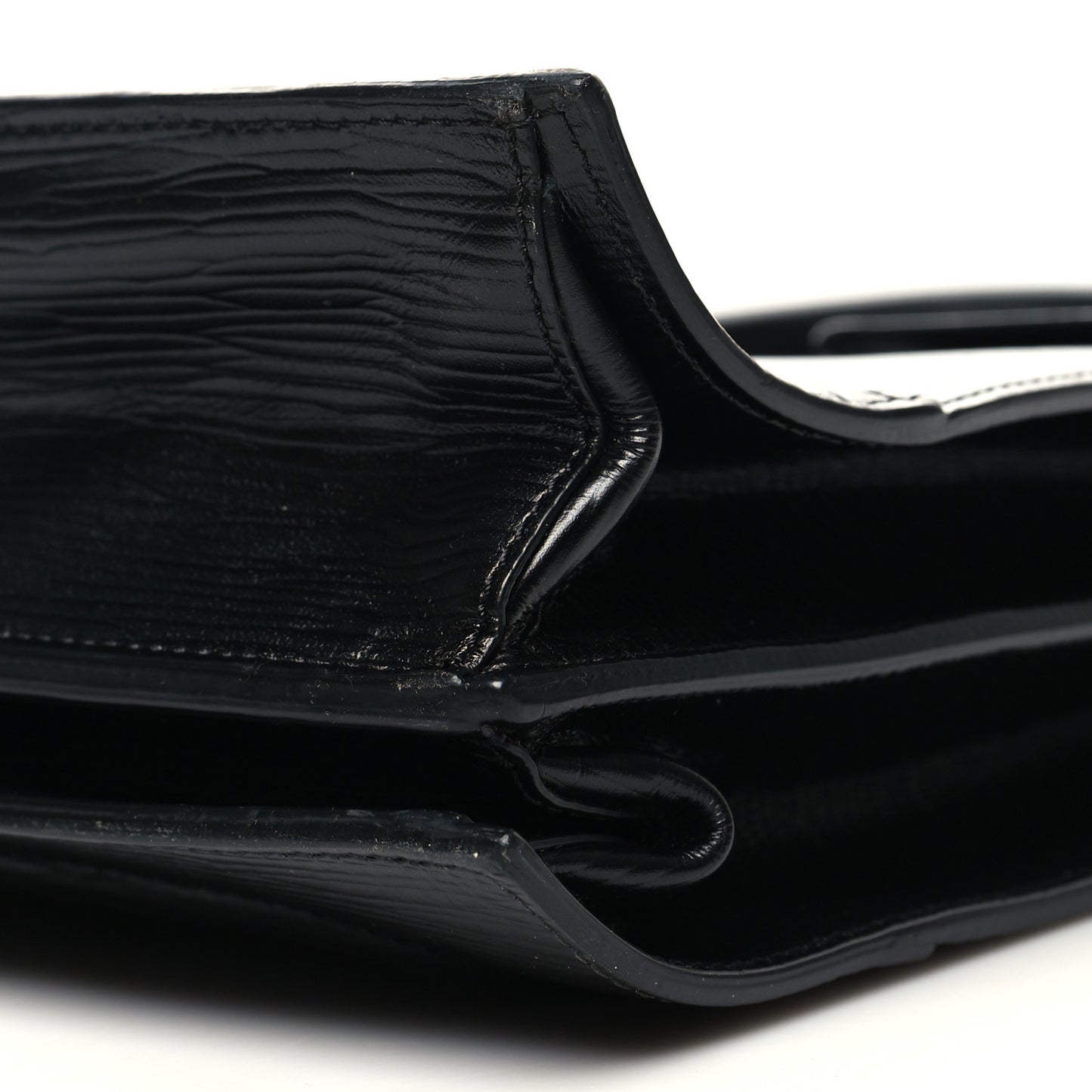 Legno Calfskin Palazzo Top Handle Briefcase Black