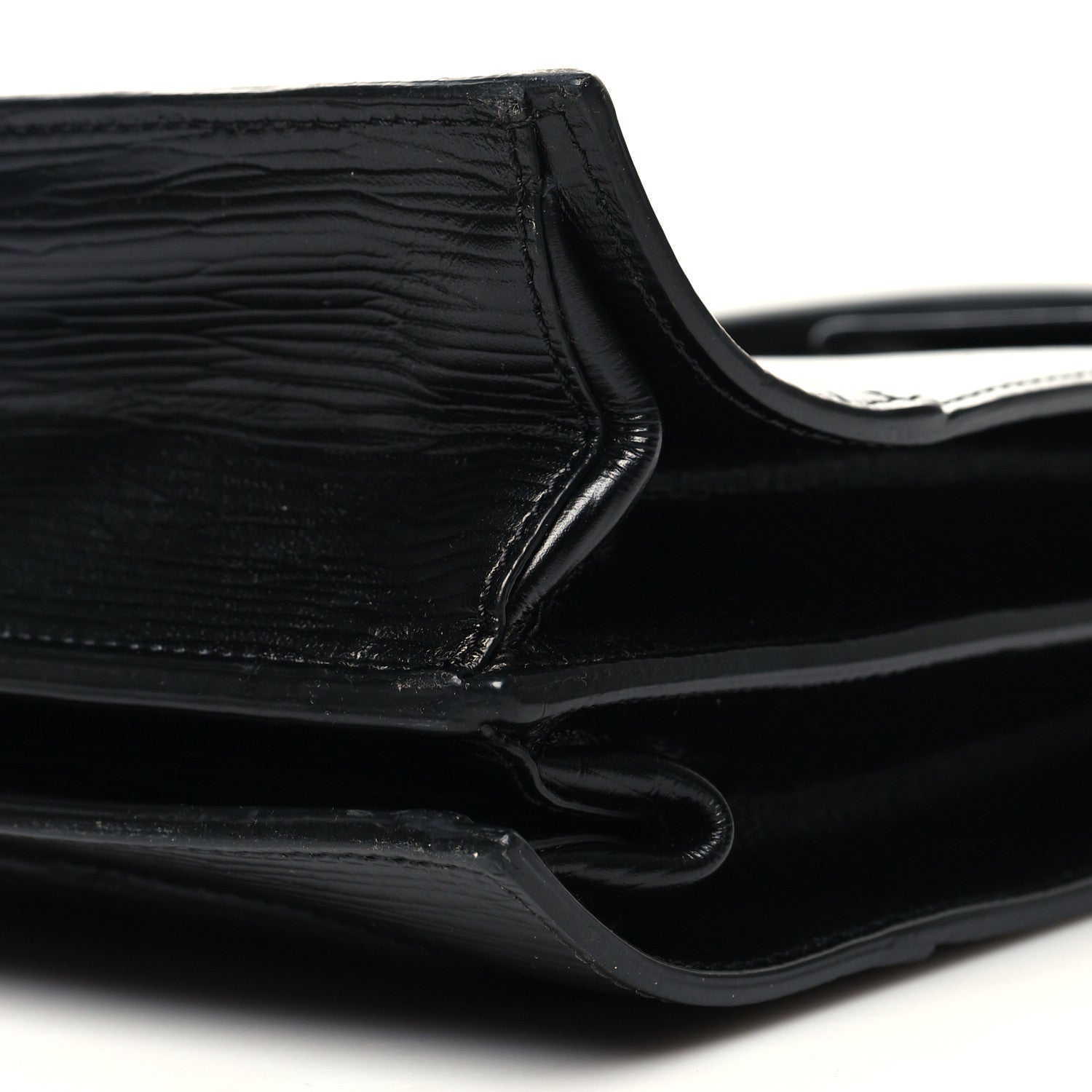Versace Legno Calfskin Palazzo Top Handle Briefcase Black 10 of 13
