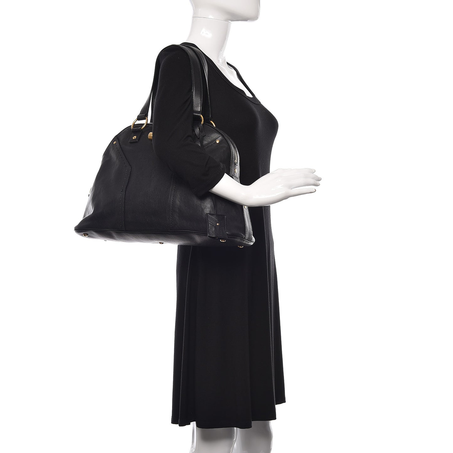 Calfskin Large Muse Black