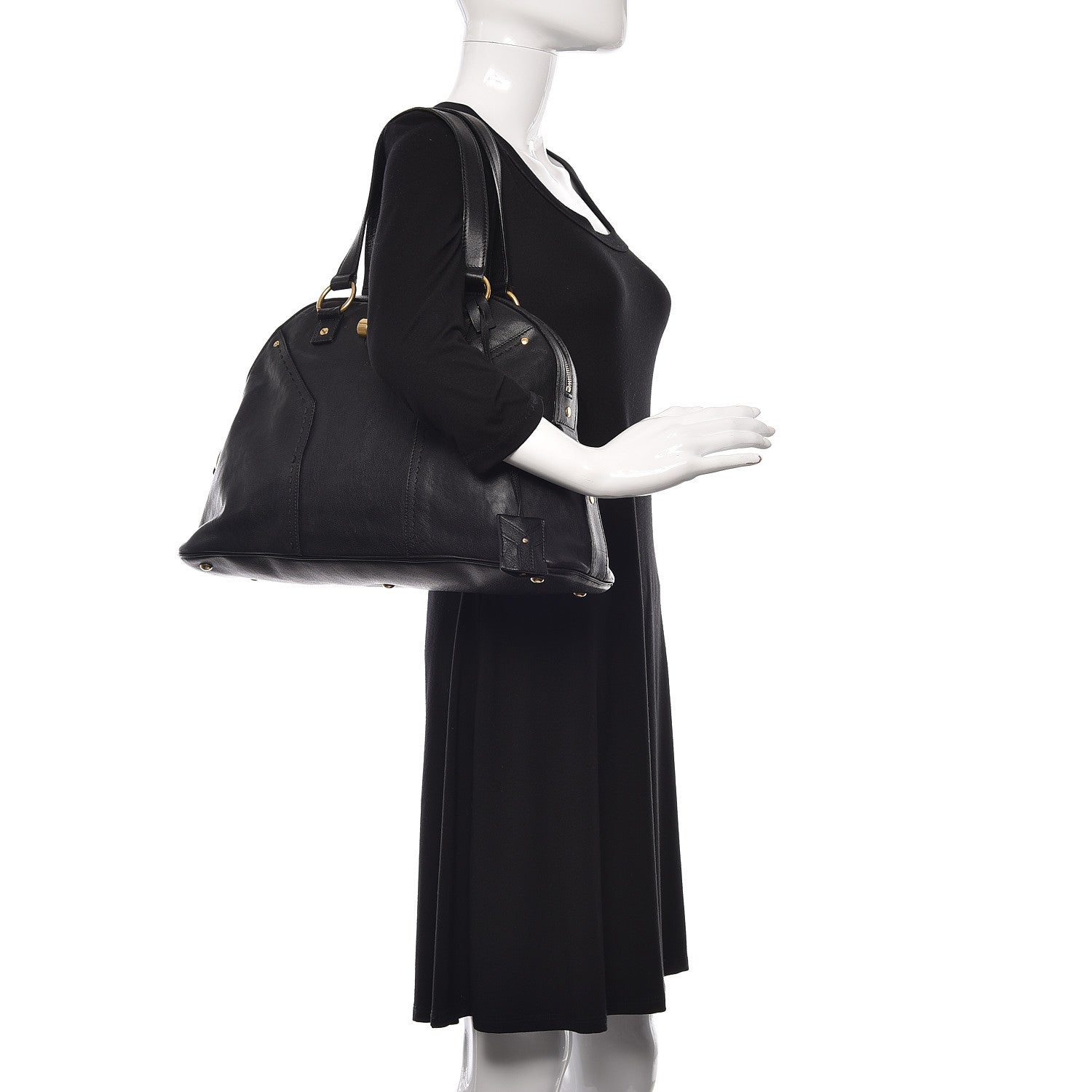 Saint Laurent Calfskin Large Muse Black 2 of 16