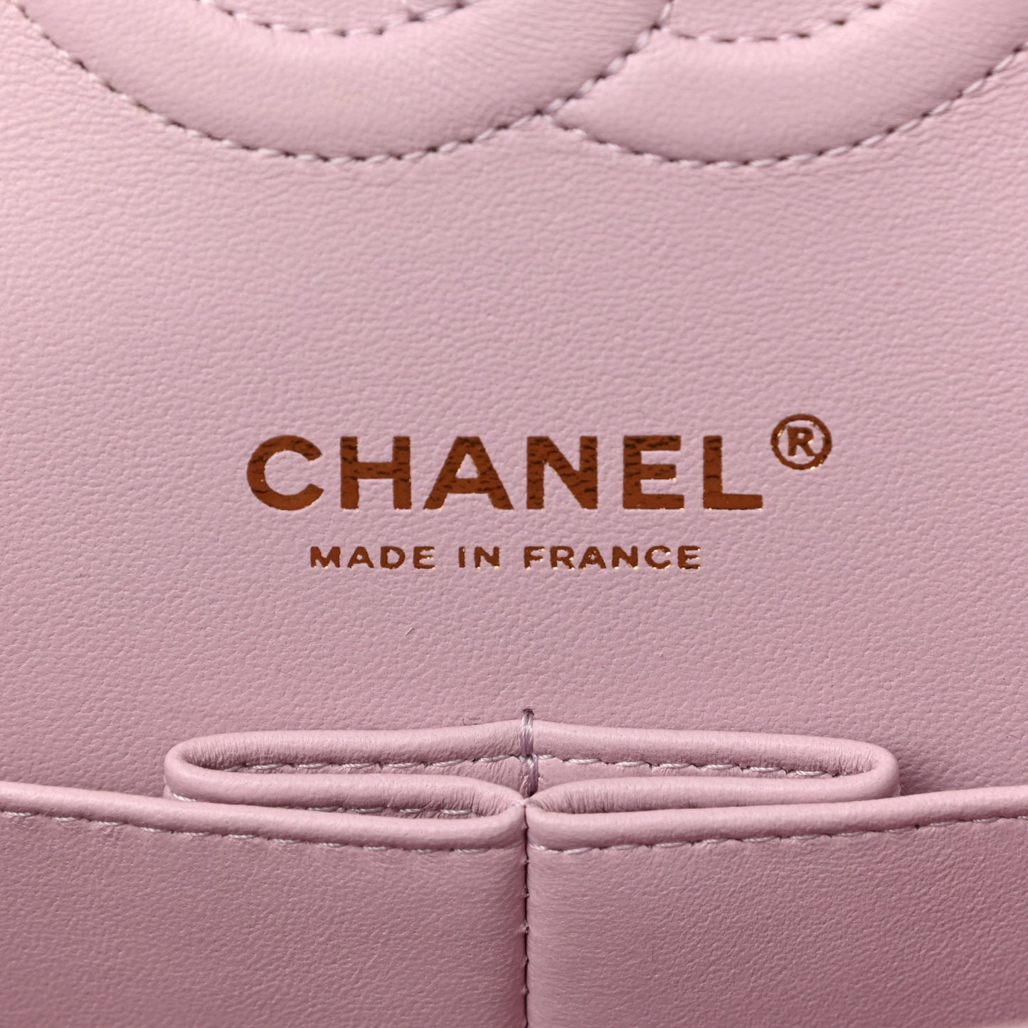 Caviar Quilted Medium Double Flap Light Pink