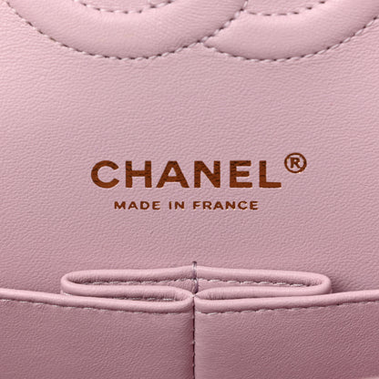 Chanel Caviar Quilted Medium Double Flap Light Pink 6 of 12