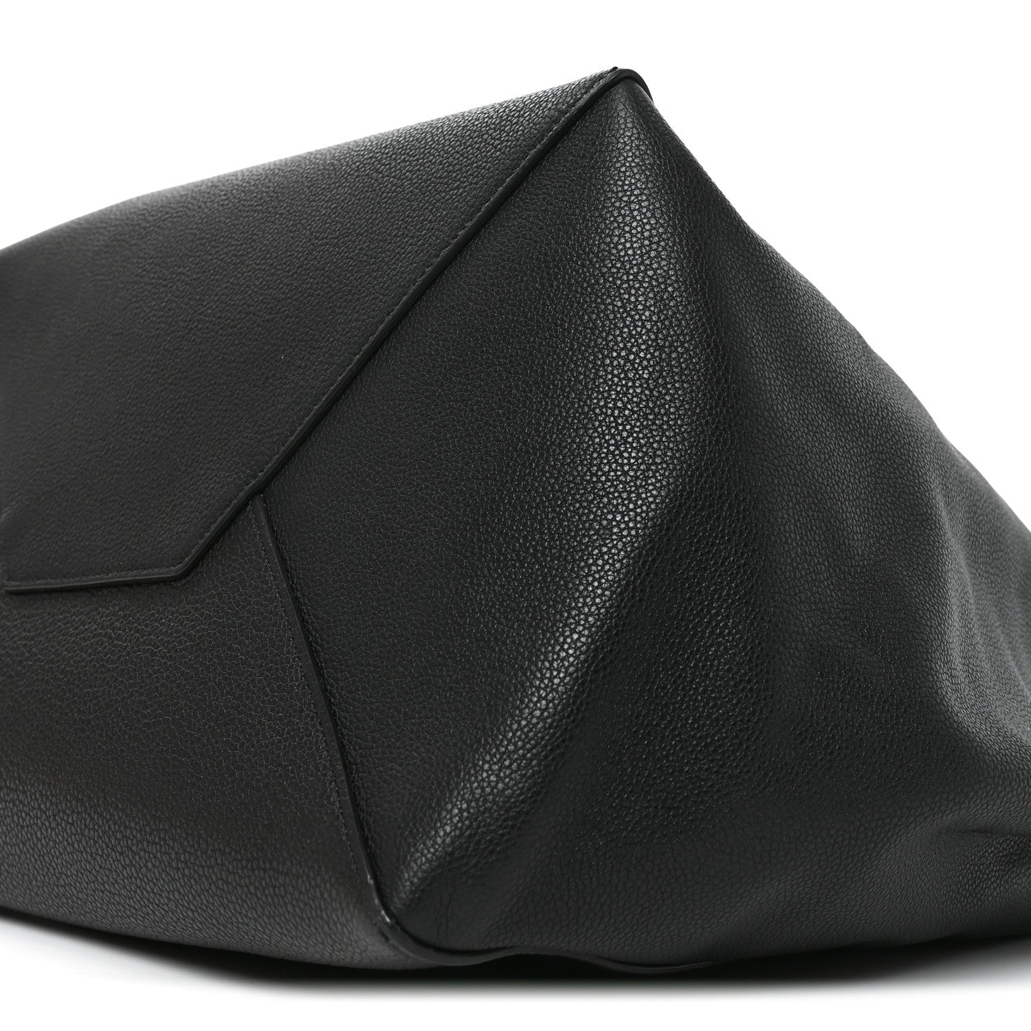 Celine Soft Grained Calfskin Medium Belt Cabas Phantom Black 9 of 9