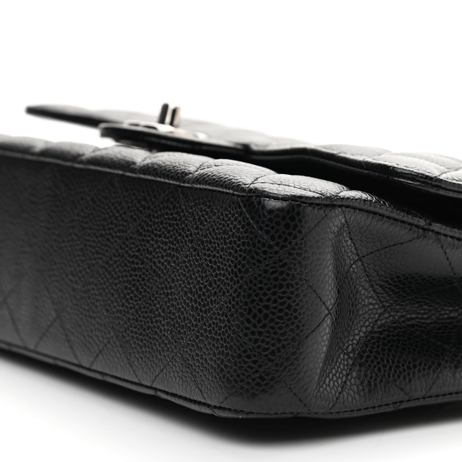 Chanel Caviar Quilted Medium Double Flap Black 9 of 9