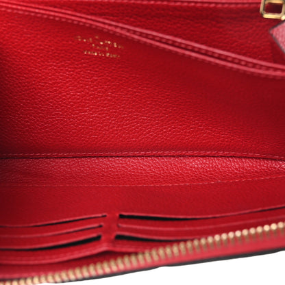 Louis Vuitton Empreinte Zippy Wallet Scarlet 7 of 9