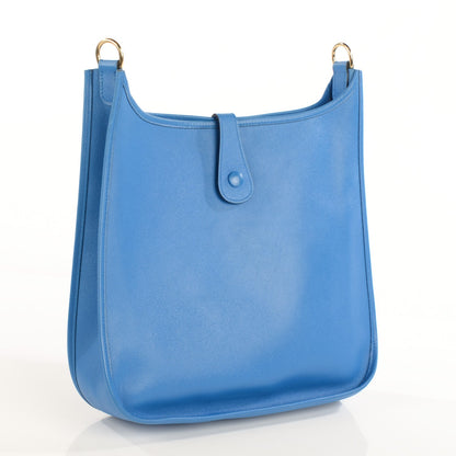 Hermes Courchevel Evelyne PM Bleu France 9 of 15